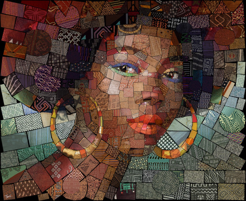 mymodernmet:  Greek artist Charis Tsevis creates stunning mosaic portraits Inspired