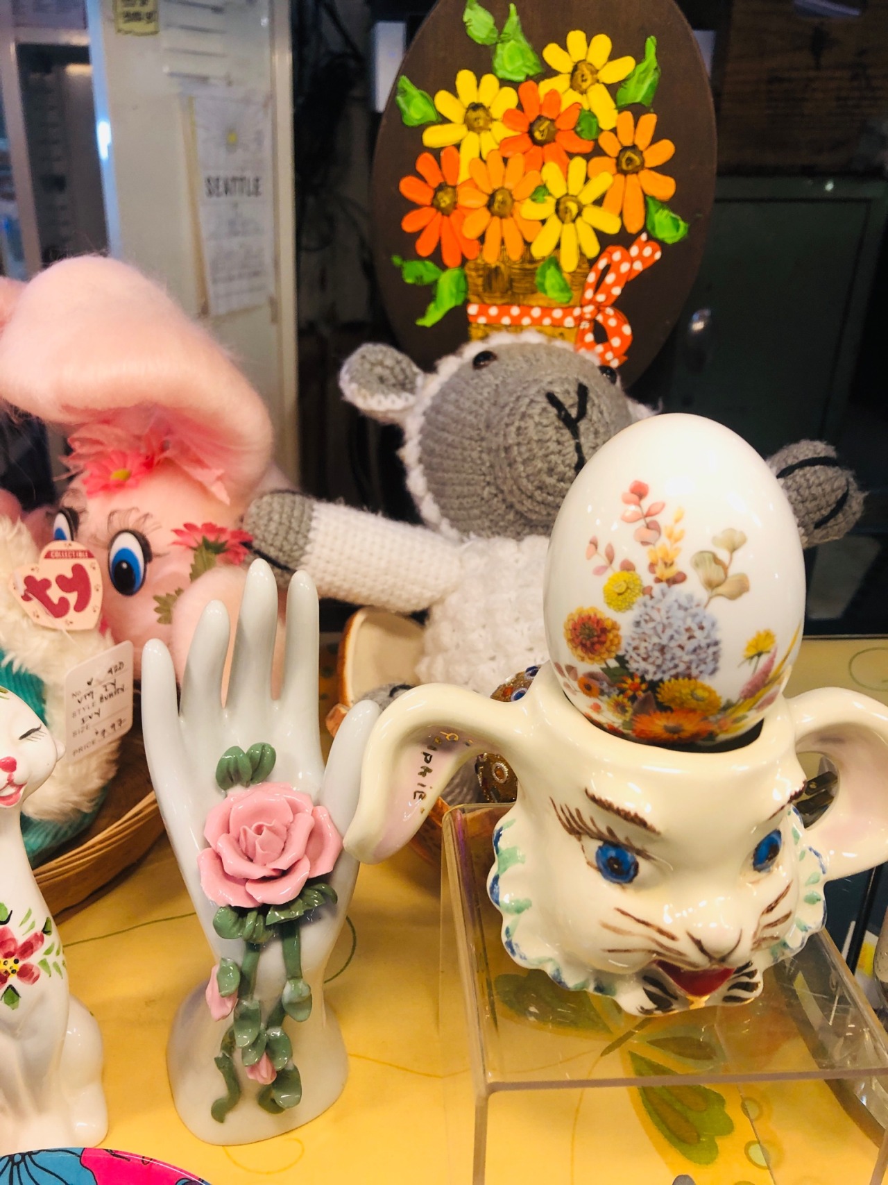 FREMONT VINTAGE MALL — This fun pink panther mirror would be