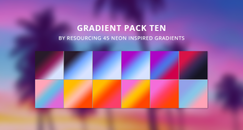 resourcing: Gradient pack ten | by Resourcing ♡ Like or reblog this post if you download. Do not rep