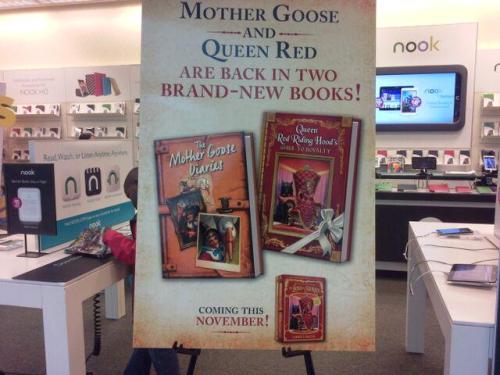 dailychriscolfer: Poster promoting The Mother Goose Diaries and Queen Red Riding Hood’s Guide 