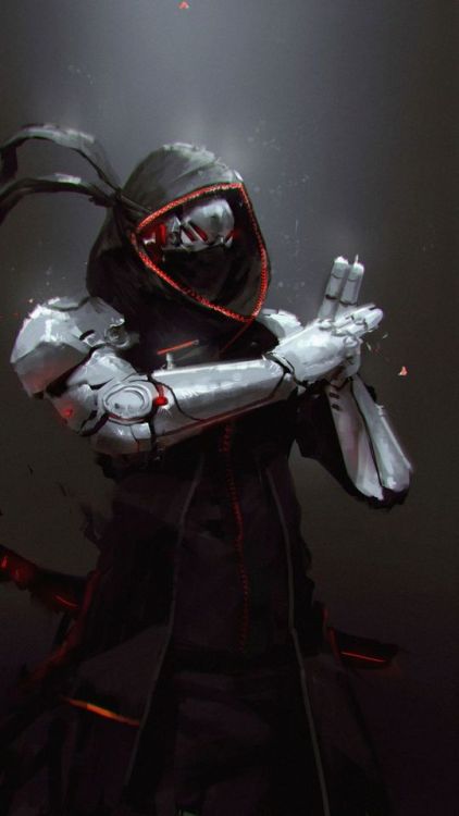 Robo Ninja, warrior, art, 1080x1920 wallpaper @wallpapersmug : ift.tt/2FI4itB - ift.