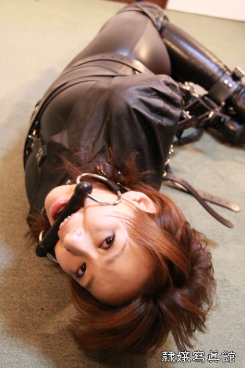 gaggedfts: reijoh: Miki Yoshii - Catsuit in Bondage and Confinement - Secret Agent Bound and Gagged 