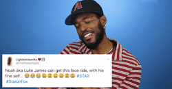 eerythingisshaka:Luke James Reads Thirst Tweets!
