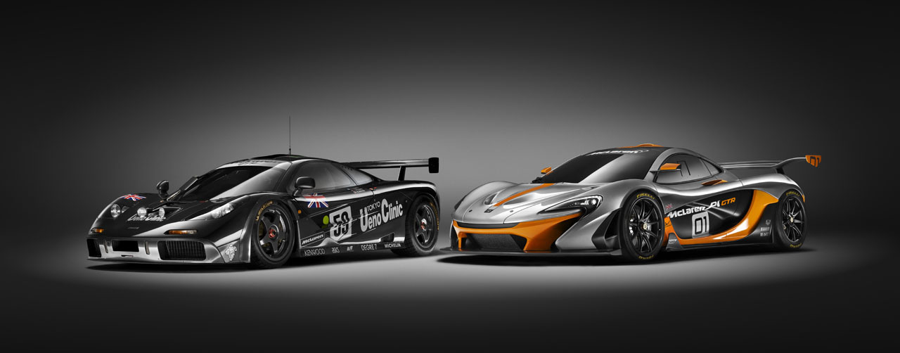 McLaren F1 GTR (1995) - McLaren P1 GTR (2014)