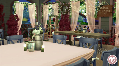 BAB’S BARN | A RUSTIC ROMANCE STUFF PACK BUILDA lovely, flowery venue for your lil’ romantic ceremon