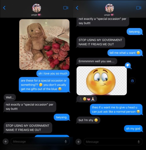 Heyyy, I Loved Your Seobie And Intak Bf Texts And I Wondered If You Could Do A Theo Version Please