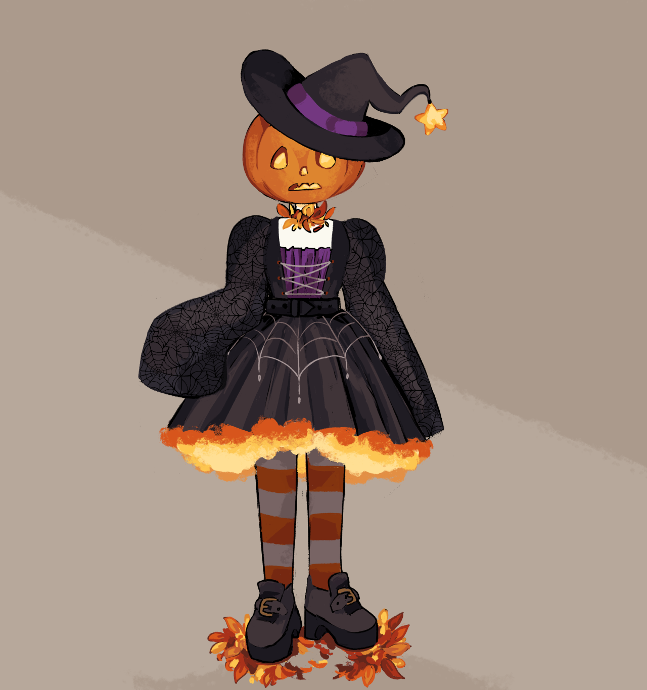 November 2, 2022. witch girl for halloween, version 2
