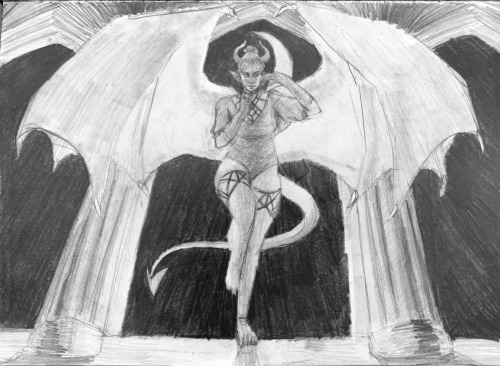 Time To Draw Demon Lady *shrug*