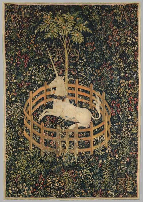 The Unicorn in Captivity (from the Unicorn Tapestries), 1495-1505 (South Netherlandish) - Tapestry i