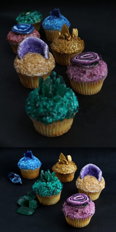 DIY Gemstone Cupcakes This is another post from my 5th blog decadentdessertsblog-blog. I posted gorg