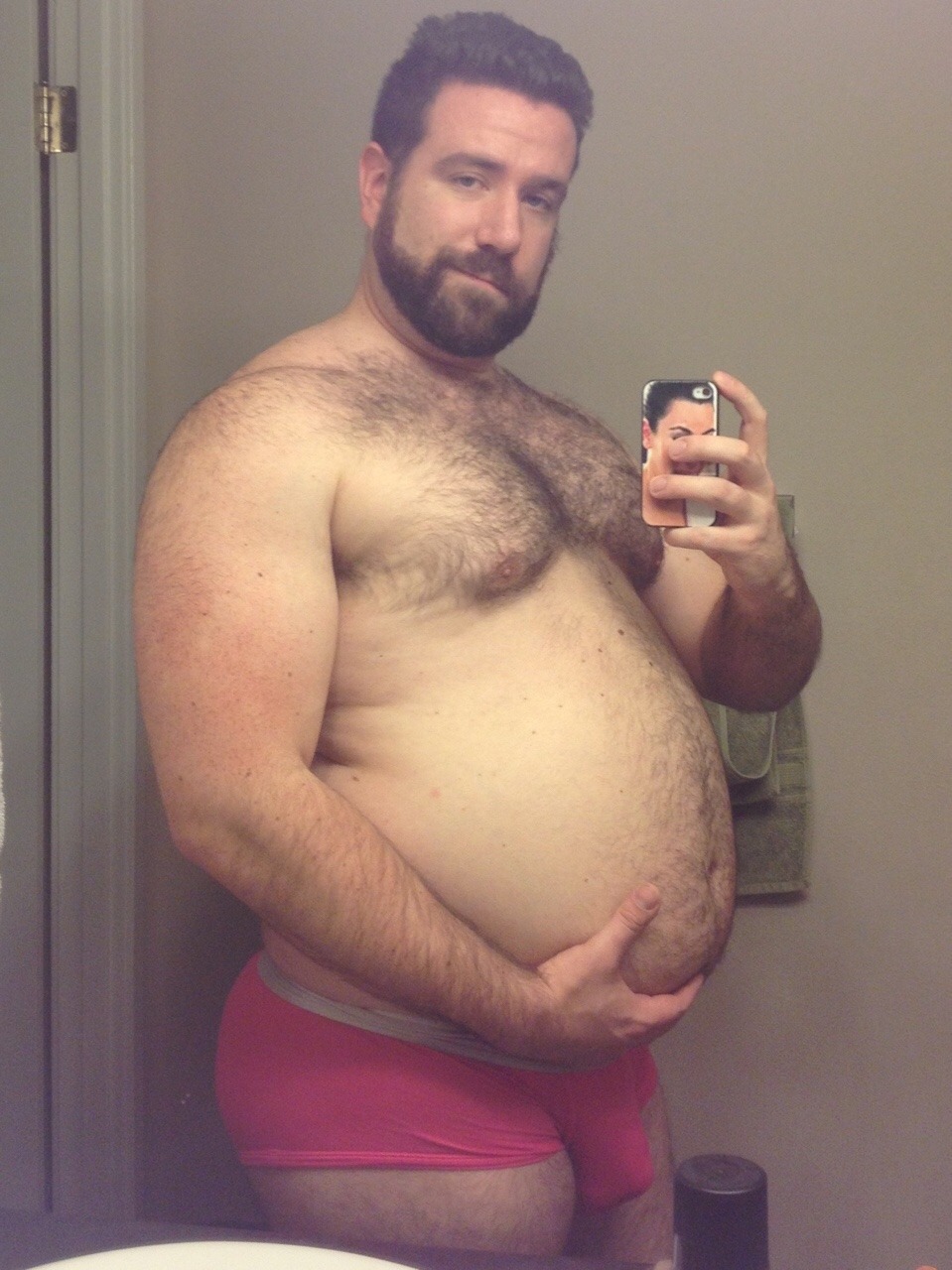 bigdudesarehot:   75lbs makes a big difference. These undies are loose lol. Left