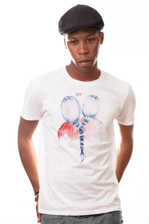 finknat:  Limited edition BFF t-shirt. &lt;3Available for 1 week only!! ORDER HERE!