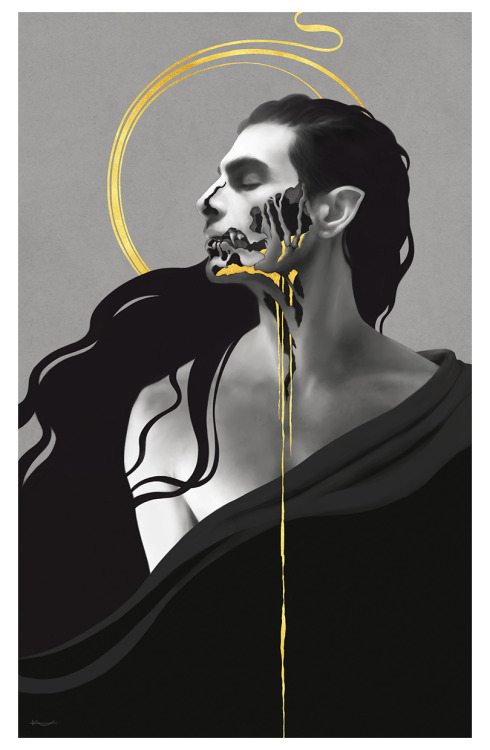 sohawkward: Ainulindalë / AkallabêthDigital Paintings, 2019 Sauron. Of course.