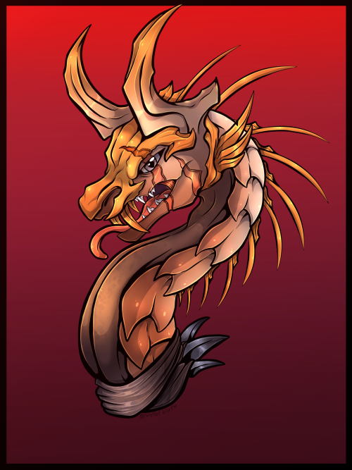 Commission For @kc-rising Of Their Dragon ShaiHulud! This Piece Was Very Special, Being The First Commission