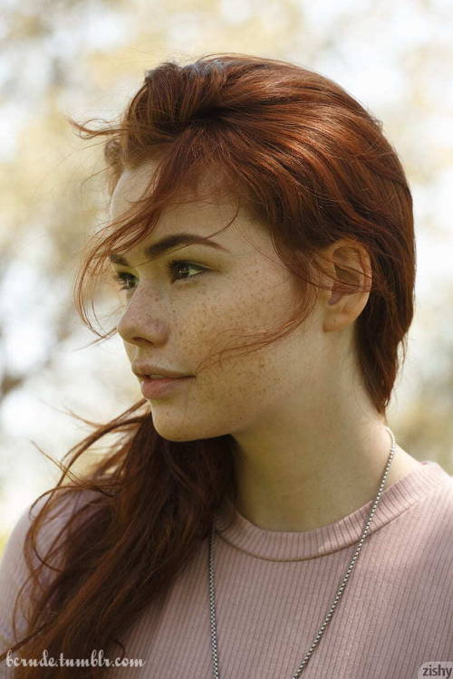 While out for a walk, Mr. Crude stopped Sabrina and said, “Hold still, please. The light on your hair is great &ndash; I’ve got to take a photo of you!”Sabrina remained still, letting the breeze blow her hair across her face, until he put down