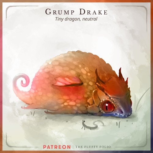 Grump Drake – Tiny dragon, neutralIt is still unknown whether the grump drake isn‘t able to fly beca