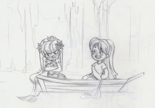 mapletreequeenofthegnomes:Production work from ‘The Marsh King’s Daughter’, my upc