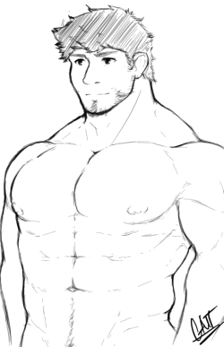 Gomotogum:  Its Been A Long Time Since I’ve Drawn Humans…This Guy Is Gonna Be