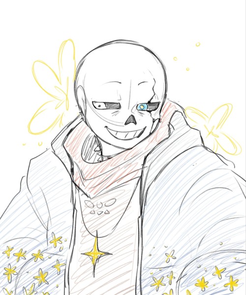 Undertale ink sans Eloisartz - Illustrations ART street