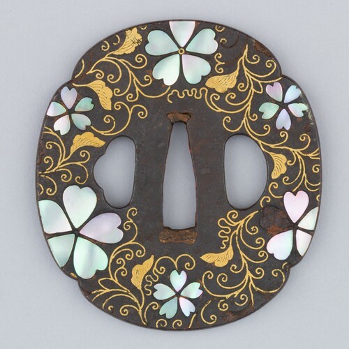 met-armsarmor: Sword Guard (Tsuba), ca. 1615–1868, Metropolitan Museum of Art: Arms and ArmorH