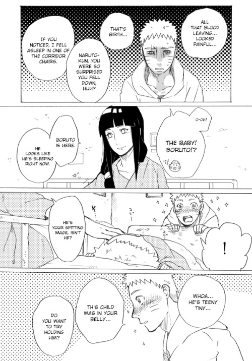 homeisforpeoplewithhouses:  Source:  たからもの【ナルヒナ】 by   桜庭ちづる  Translation: TL /a/non  Typeset: That asshole