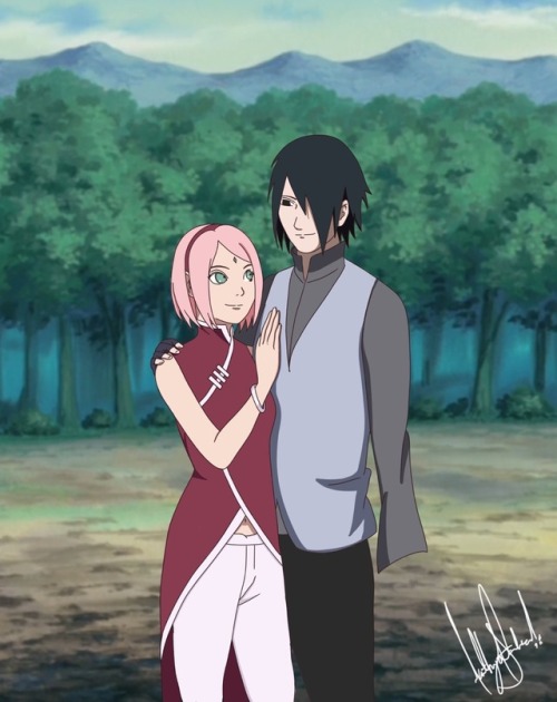 XXX appleheadss:  Sakura and sasuke with different photo