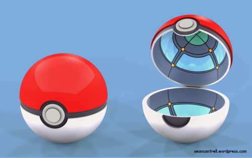 insanelygaming:  Poke Ball Created by Sean Cantrell