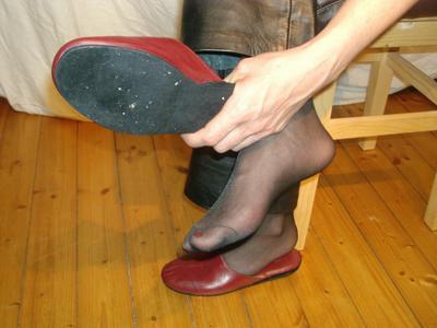 mrredbush:  My mother had a special “naughty” slipper just like these for spanking my sister & m