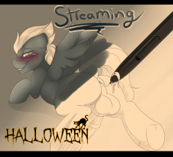 I’ll be streaming the halloween auctions