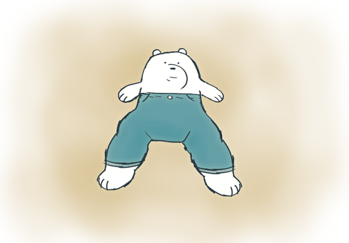 slugspoon:ice bear with pants