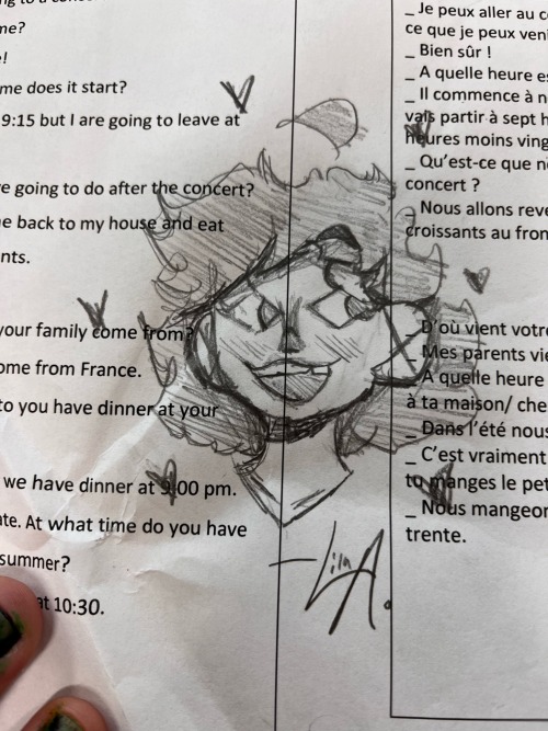 Some Of My Recent School Doodles