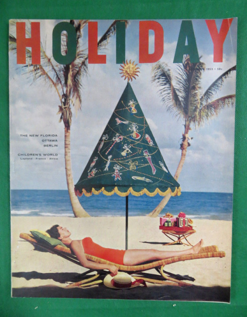 Vintage HOLIDAY Magazine Decemeber 1955 Budd Schulberg JOHN STEINBECK Toscanini // Buy It Now: $55.9