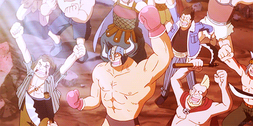 mercyonfire: The great Captain “God” Usopp and his 8000 followers!