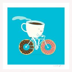 mooiefietsennicebikes:  Coffee and donuts