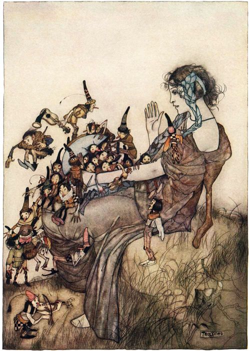 indigodreams:“D'Aulnoy’s Fairy Tales” illustrated by Gustaf TenggrenGracieuse and Percinet ~ From D’