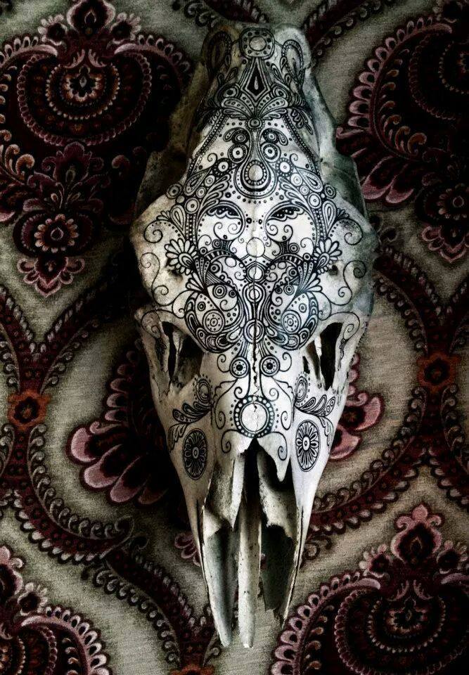 skull-a-day:  Swedish Skull Art from Hanna Hasse Bergström