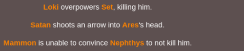 Bonus Hunger Games (mythology Edition!)