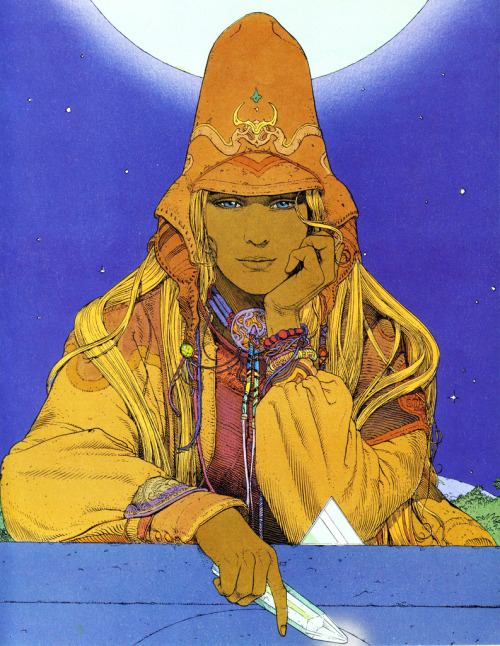 COMPARISON - my work and Jean Giraud (MOEBIUS)my work on the left, Moebius on the rightone of my biggest influences, even though I discovered him after all the above work was created