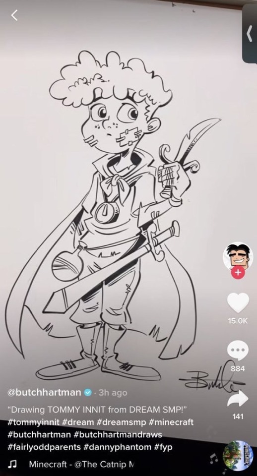 Ayo, If Any Of You Are On Twitter And Follow A Bunch Of Dreamsmp/mcyt Artists Or Are Following Butch
