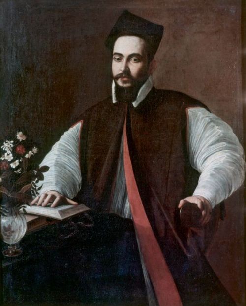 Portrait of Maffeo Barberini as an “Avvocato di Curia” (Lawyer of the Curia), c.1597 - Caravaggio.Po