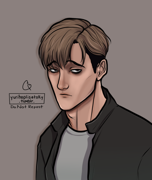 i finished killing stalking a few nights ago and wanted to redraw this psycho boi.