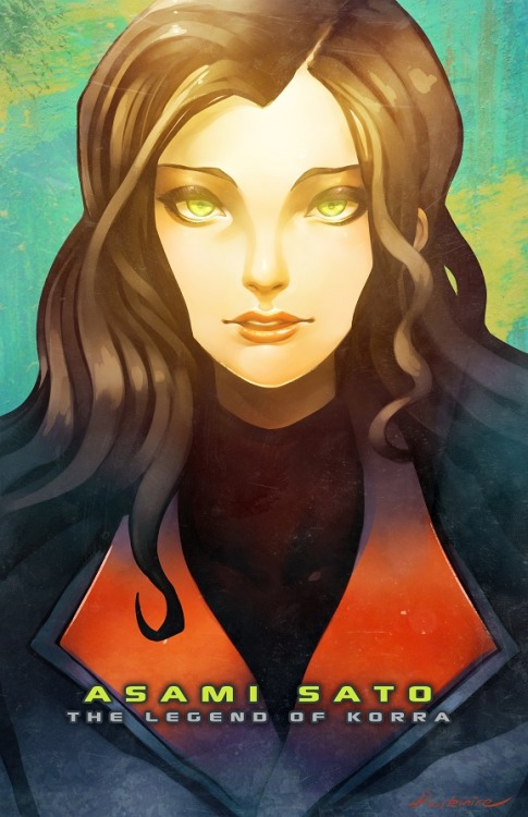 korra-naga:  rousteinire:  Asami Sato from The Legend of Korra. For commissions, Please check out my