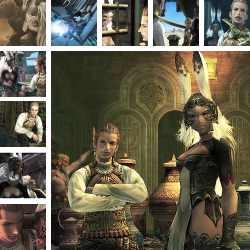    ff meme: [5/7] relationships   »  balthier &amp; fran (final fantasy xii)   I thought this was a Skyrim mod&hellip;