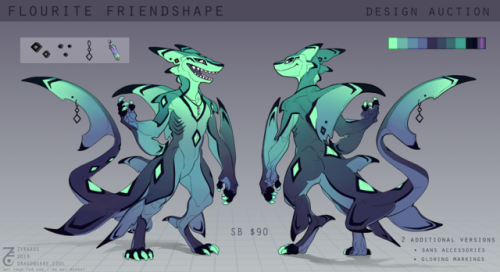 The first shark adopt is up for auction! A fluorescent finfriend. I bet they&rsquo;d be a riot a