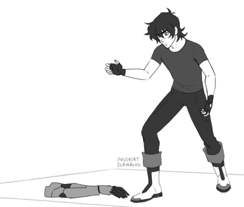 pussycat-scribbles: Shiro is very proud of himself and Lance laughs so hard he nearly passes out.