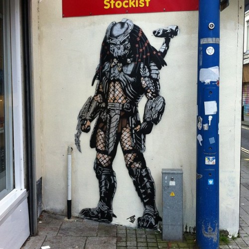 Porn Pics xombiedirge:  Movie Inspired Street Art by