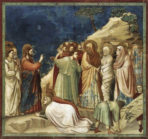 Raising of Lazarus, 1306, Giotto Di BondoneMedium: fresco