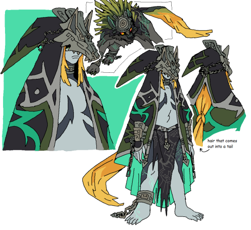 legendoflovely: (not an AU) quick barebones thing but has anyone given a twili link design a mask/he