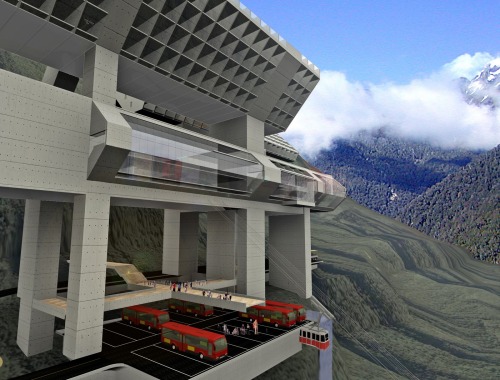 danismm:MIGUEL RODRIGO MAZURE’S 1969 DESIGN FOR A HOTEL AT MACHU PICCHU IN PERU.  -  photo 2 &amp; 3