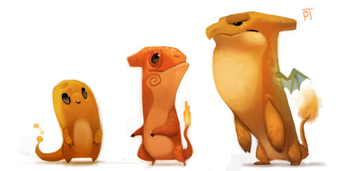 dotcore:  Kanto Starters.by Cryptid Creations. 